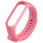 Силиконовый ремешок для Xiaomi Mi Band 3 / Mi Band 4 (розовый)