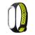 Силиконовый ремешок для Xiaomi Mi Band 3 / Mi Band 4 (черный/салатовый) Sport