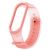 Силиконовый ремешок для Xiaomi Mi Band 3 / Mi Band 4 (розовый) полупрозрачный