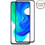 Защитное стекло для Xiaomi POCO F2 Pro [клеится на весь экран] 10D (черное)