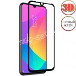 Защитное стекло 3D для Xiaomi Mi 9 Lite [изогнутое клеится на весь экран] Red Line (черное)