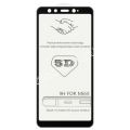 Защитное стекло 3D для Xiaomi Mi A2 / Mi6x [изогнутое клеится на весь экран] (черное)