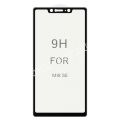 Защитное стекло 3D для Xiaomi Mi 8 SE [изогнутое клеится на весь экран] (черное)