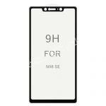 Защитное стекло 3D для Xiaomi Mi 8 SE [изогнутое клеится на весь экран] (черное)