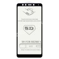 Защитное стекло 3D для Xiaomi Redmi 5 [изогнутое клеится на весь экран] (черное)