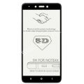 Защитное стекло 3D для Xiaomi Redmi Note 4X [изогнутое клеится на весь экран] (черное)