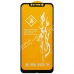 Защитное стекло 3D для Xiaomi Pocophone F1 [изогнутое клеится на весь экран] (черное)