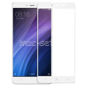 Защитное стекло для Xiaomi Redmi 4 Pro / Prime [на весь экран] (белое)