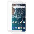 Защитное стекло для Xiaomi Mi A2 / Mi6x [на весь экран] (белое)