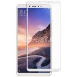 Защитное стекло для Xiaomi Mi Max 3 [на весь экран] (белое)
