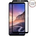Защитное стекло для Xiaomi Mi Max 3 [клеится на весь экран] Red Line (черное)