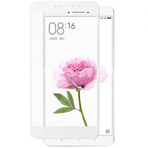 Защитное стекло для Xiaomi Mi Max [на весь экран] (белое)