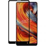 Защитное стекло для Xiaomi Mi Mix 2 / SE [на весь экран] Red Line (черное)