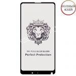 Защитное стекло для Xiaomi Mi Mix 2S [клеится на весь экран] Premium (черное)