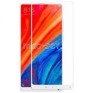 Защитное стекло для Xiaomi Mi Mix 2S [на весь экран] (белое)