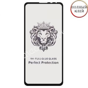 Защитное стекло для Xiaomi Mi Mix 3 [клеится на весь экран] Premium (черное)