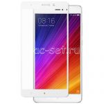 Защитное стекло для Xiaomi Mi5s Plus [на весь экран] (белое)