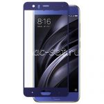 Защитное стекло для Xiaomi Mi6 [на весь экран] (синее)