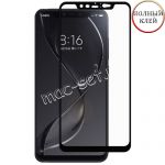Защитное стекло для Xiaomi Mi 8 Explorer Edition [клеится на весь экран] (черное)