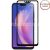 Защитное стекло для Xiaomi Mi 8 Lite [клеится на весь экран] (черное)
