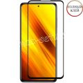 Защитное стекло для Xiaomi POCO X3 NFC [клеится на весь экран] Red Line (черное)