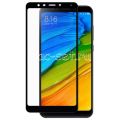 Защитное стекло для Xiaomi Redmi 5 Plus [на весь экран] (черное)