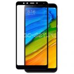 Защитное стекло для Xiaomi Redmi 5 Plus [на весь экран] (черное)