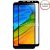 Защитное стекло для Xiaomi Redmi 5 Plus [клеится на весь экран] (черное)