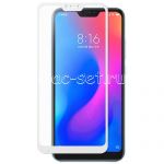 Защитное стекло для Xiaomi Redmi 6 Pro [на весь экран] (белое)
