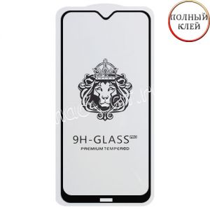 Защитное стекло для Xiaomi Redmi 8 / 8A [клеится на весь экран] Premium (черное)