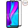 Защитное стекло для Xiaomi Redmi 9C [клеится на весь экран] Premium (черное)