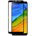Защитное стекло для Xiaomi Redmi Note 5 / Pro [на весь экран] (черное)