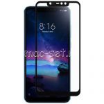 Защитное стекло для Xiaomi Redmi Note 6 Pro [на весь экран] (черное)