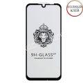Защитное стекло для Xiaomi Redmi Note 7 / Pro [клеится на весь экран] Premium (черное)
