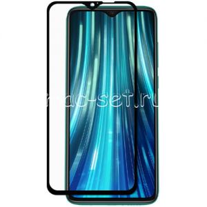 Защитное стекло для Xiaomi Redmi Note 8 Pro [на весь экран] (черное)