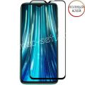 Защитное стекло для Xiaomi Redmi Note 8 Pro [клеится на весь экран] Red Line (черное)