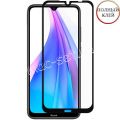 Защитное стекло для Xiaomi Redmi Note 8T [клеится на весь экран] Red Line (черное)