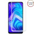 Защитное стекло для Xiaomi Redmi Note 9 [клеится на весь экран] Red Line (белое)