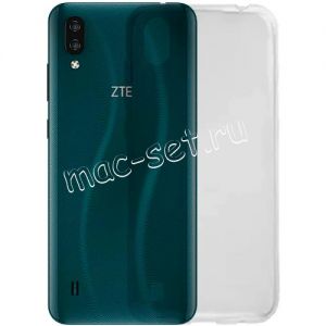 Чехол-накладка силиконовый для ZTE Blade A5 2020 (прозрачный) iBox Crystal