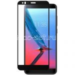 Защитное стекло для ZTE Blade V9 [на весь экран] (черное)